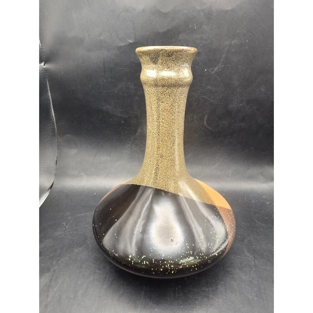 Robert Maxwell Pottery Craft USA MCM Midcentury Modern Decanter Vase No Cork